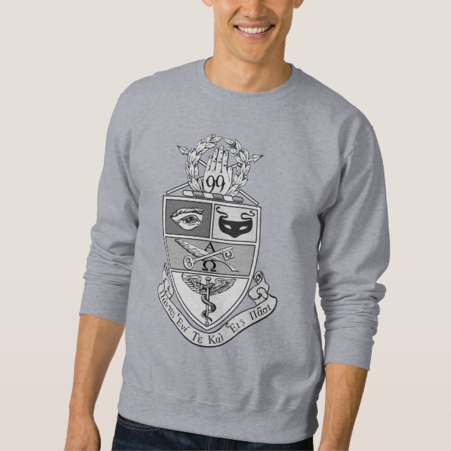 Kappa Psi Crest Sweatshirt (Front)