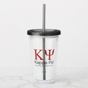 Kappa Psi Pharmaceutical Fraternity Acrylic Tumbler