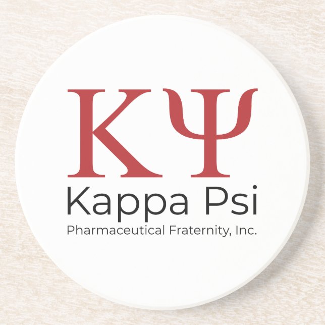Kappa Psi Pharmaceutical Fraternity Coaster (Front)