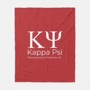 Kappa Psi Pharmaceutical Fraternity Fleece Blanket