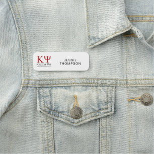 Kappa Psi Pharmaceutical Fraternity Name Tag