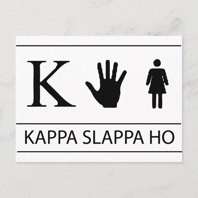 Kappa Slappa Ho Postcard (Front)