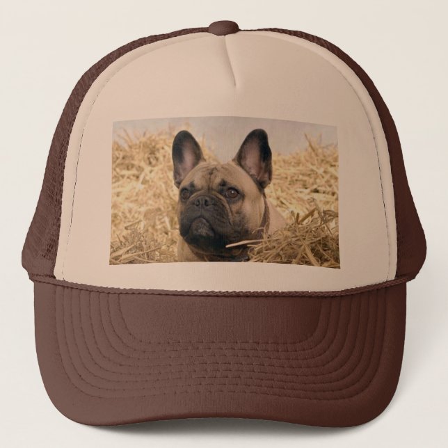 Kappe französische Bulldogge  Trucker Hat (Front)