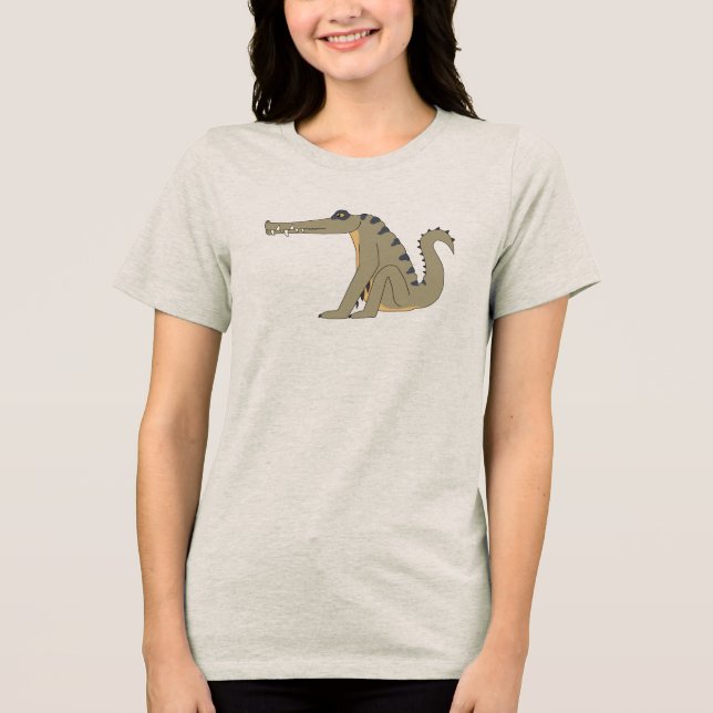 Kaprosuchus Dinosaur Adult Shirt (Front)