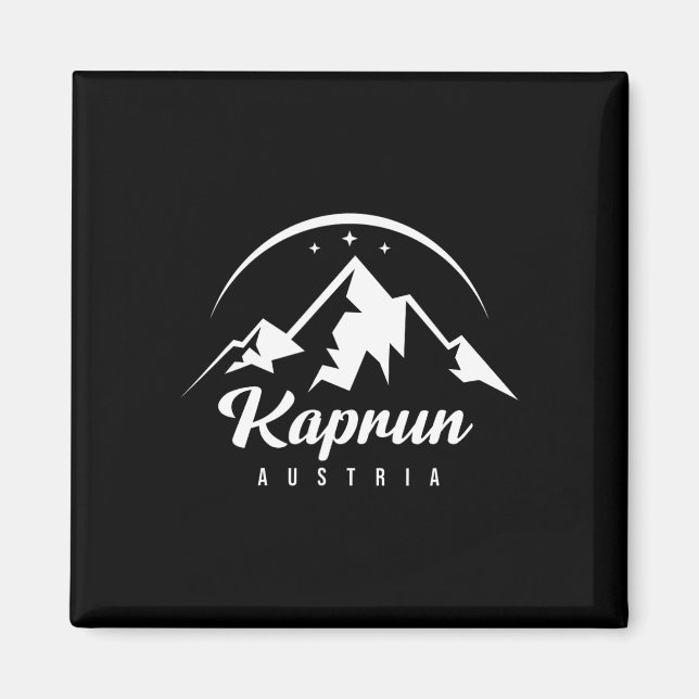 Kaprun Austria Ski Resort Skiing Snowboarding Souv Magnet (Front)