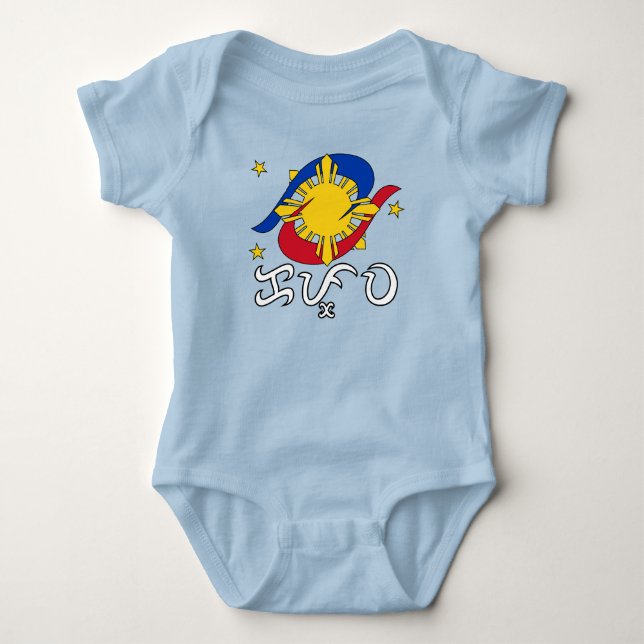 Kapwa (Baybayin script) Baby Bodysuit (Front)