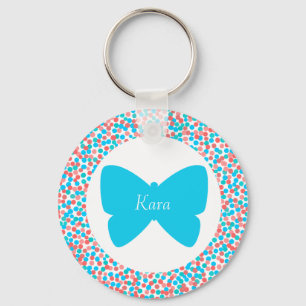 Kara Butterfly Dots Keychain - 369
