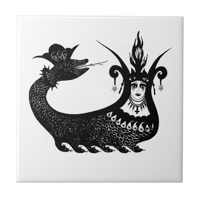 Kara Meran Ceramic Tile (Front)