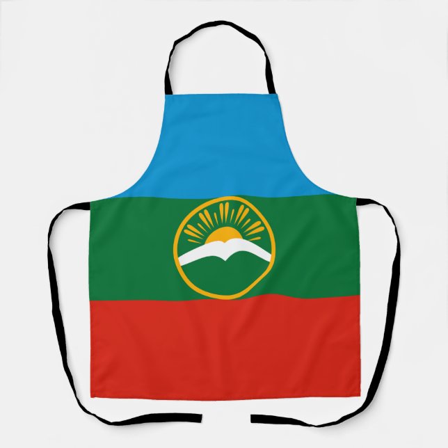 Karachay Cherkessia Flag Apron (Front)