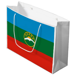 Karachay Cherkessia Flag Large Gift Bag