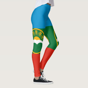 Karachay Cherkessia Flag Leggings