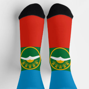 Karachay Cherkessia Flag Socks