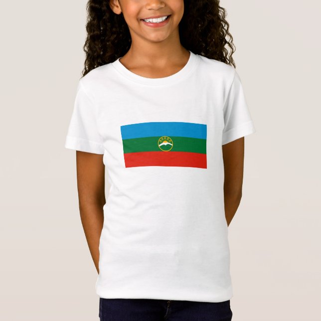 Karachay Cherkessia Flag T-Shirt (Front)