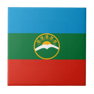 Karachay Cherkessia Flag Tile