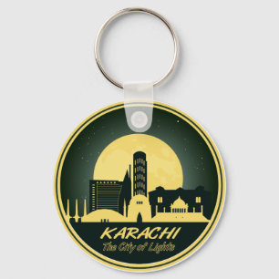 KARACHI CITY OF LIGHTS KEY RING