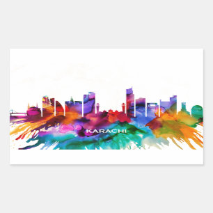 Karachi Pakistan Rectangular Sticker