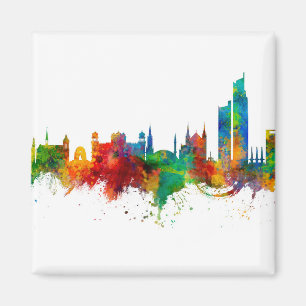 Karachi Pakistan Skyline Magnet