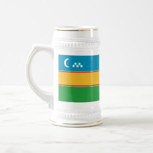Karakalpakstan Flag Beer Stein
