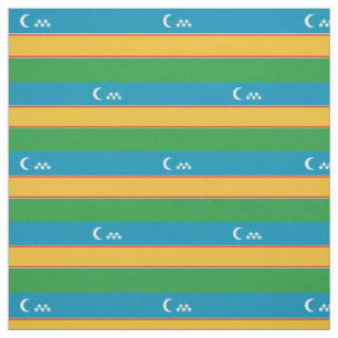 Karakalpakstan Flag Fabric