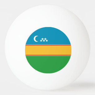 Karakalpakstan Flag Ping Pong Ball