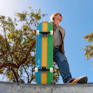 Karakalpakstan Flag Skateboard