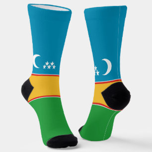 Karakalpakstan Flag Socks