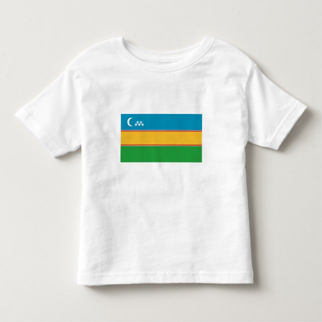 Karakalpakstan Flag Toddler T-Shirt (Front)