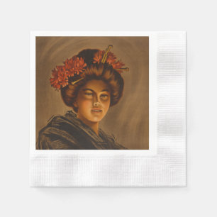 Karama: Japanese Romance Geisha Actress Napkin