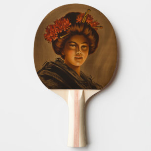 Karama: Japanese Romance Geisha Actress Ping Pong Paddle