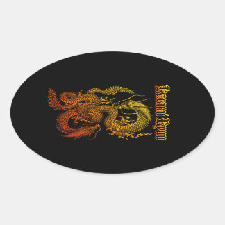 Karami Ryuu 1a Oval Sticker