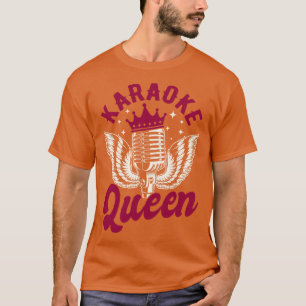 Karaoke Bar Party Company Party Women Women Singin T-Shirt