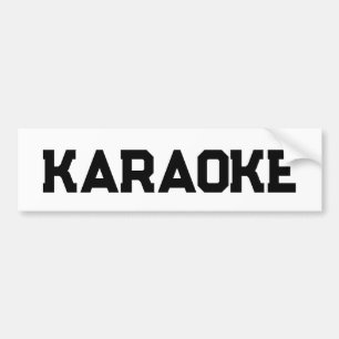 Karaoke Bumper Sticker