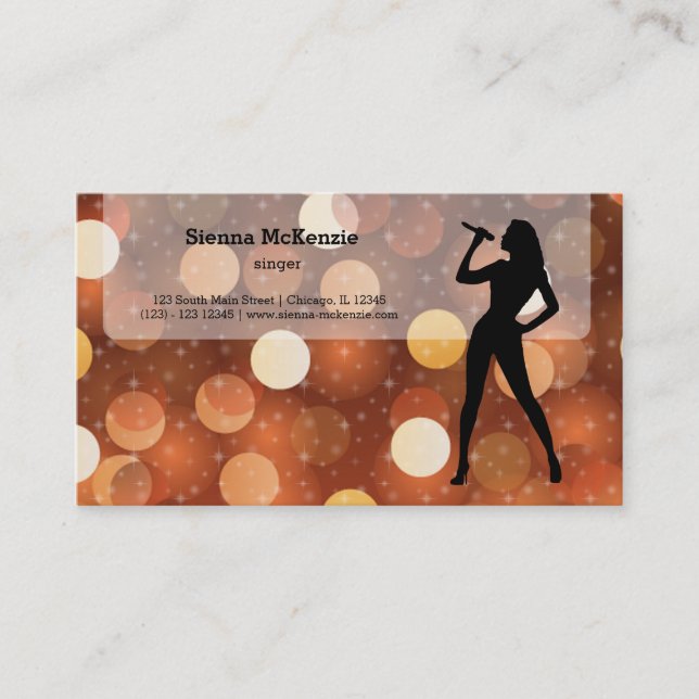 Karaoke Business Card (Front)
