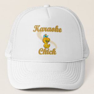 Karaoke Chick Trucker Hat