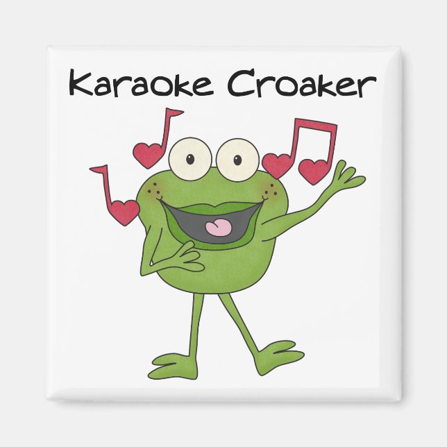Karaoke Croaker Magnet (Front)