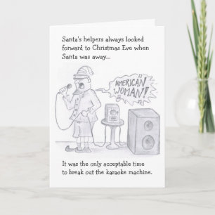 Karaoke Holiday Card