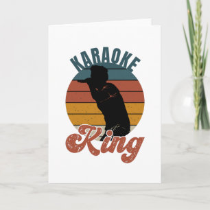 Karaoke King Card