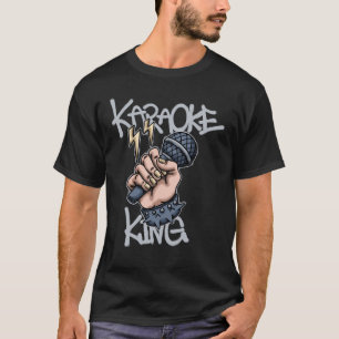 Karaoke King Microphone streetwear  T-Shirt