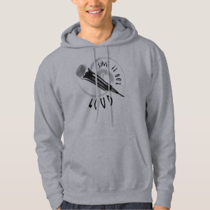 Karaoke Microphone Sing it out LOUD Hoodie