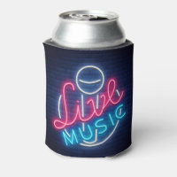Karaoke Neon Lighting Curved Word  Art Word Text