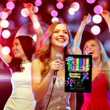 Karaoke Party Birthday Invitation 