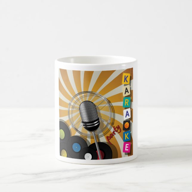 Karaoke Party Singing Coffee Mug (Center)