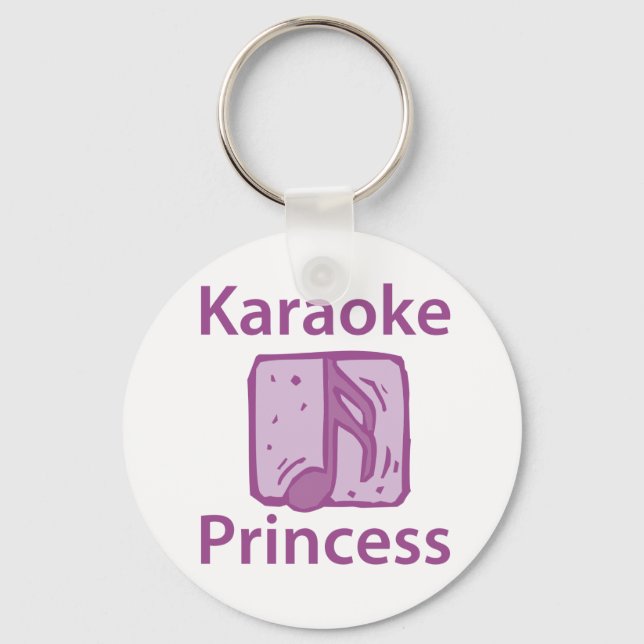 Karaoke Princess Key Ring (Front)