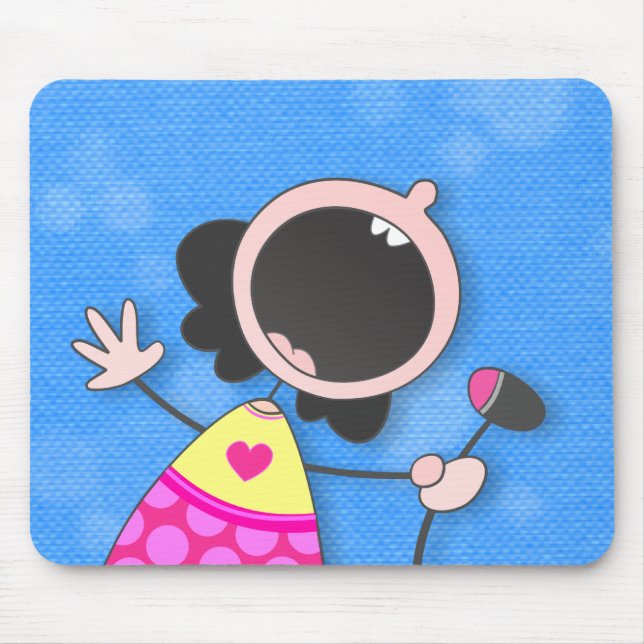 Karaoke Queen Mouse Pad (Front)