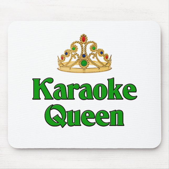 Karaoke Queen Mouse Pad (Front)