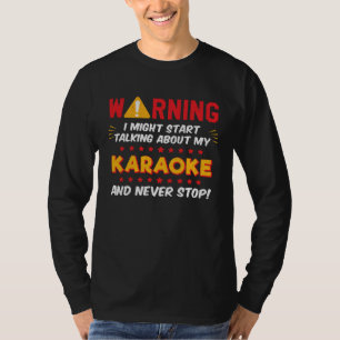Karaoke Singer Joke Graphic T-Shirt