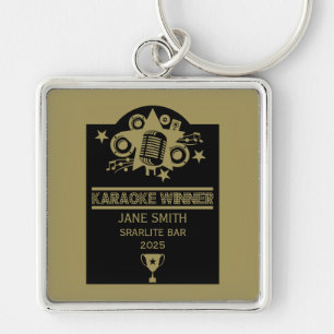 Karaoke Winner Key Ring