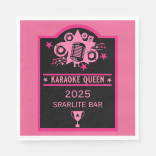 Karaoke Winner Napkin