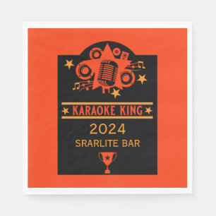 Karaoke Winner Napkin