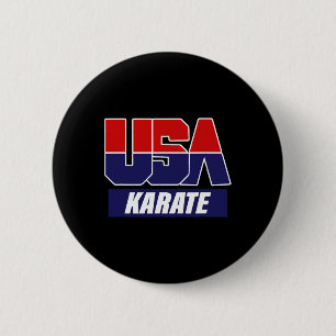 Karate2  6 cm round badge